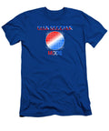 Red White and Blue Club Scooter Mods Design Douglas Brown T-Shirt