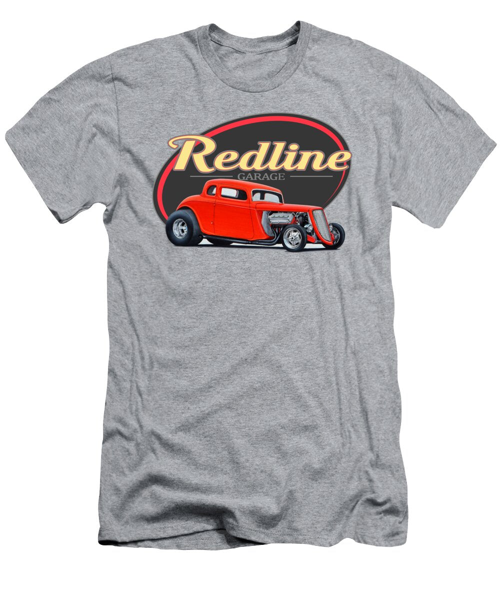 Redline Hot Rod Garage Paul Kuras T-Shirt