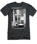 Reflective Scooter in Black and White Svp Images T-Shirt