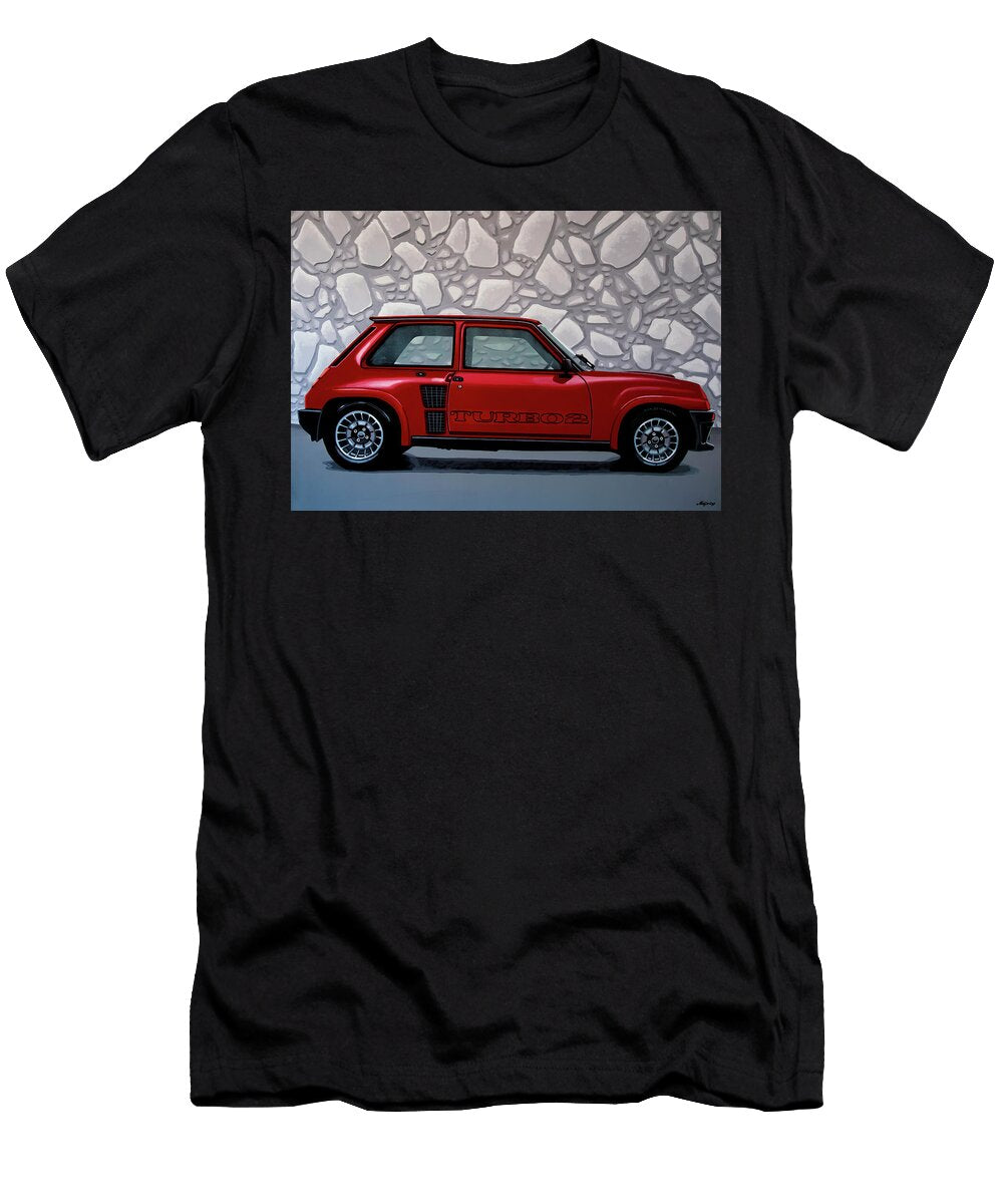 Renault 5 Turbo 2 1980 Painting Paul Meijering T-Shirt