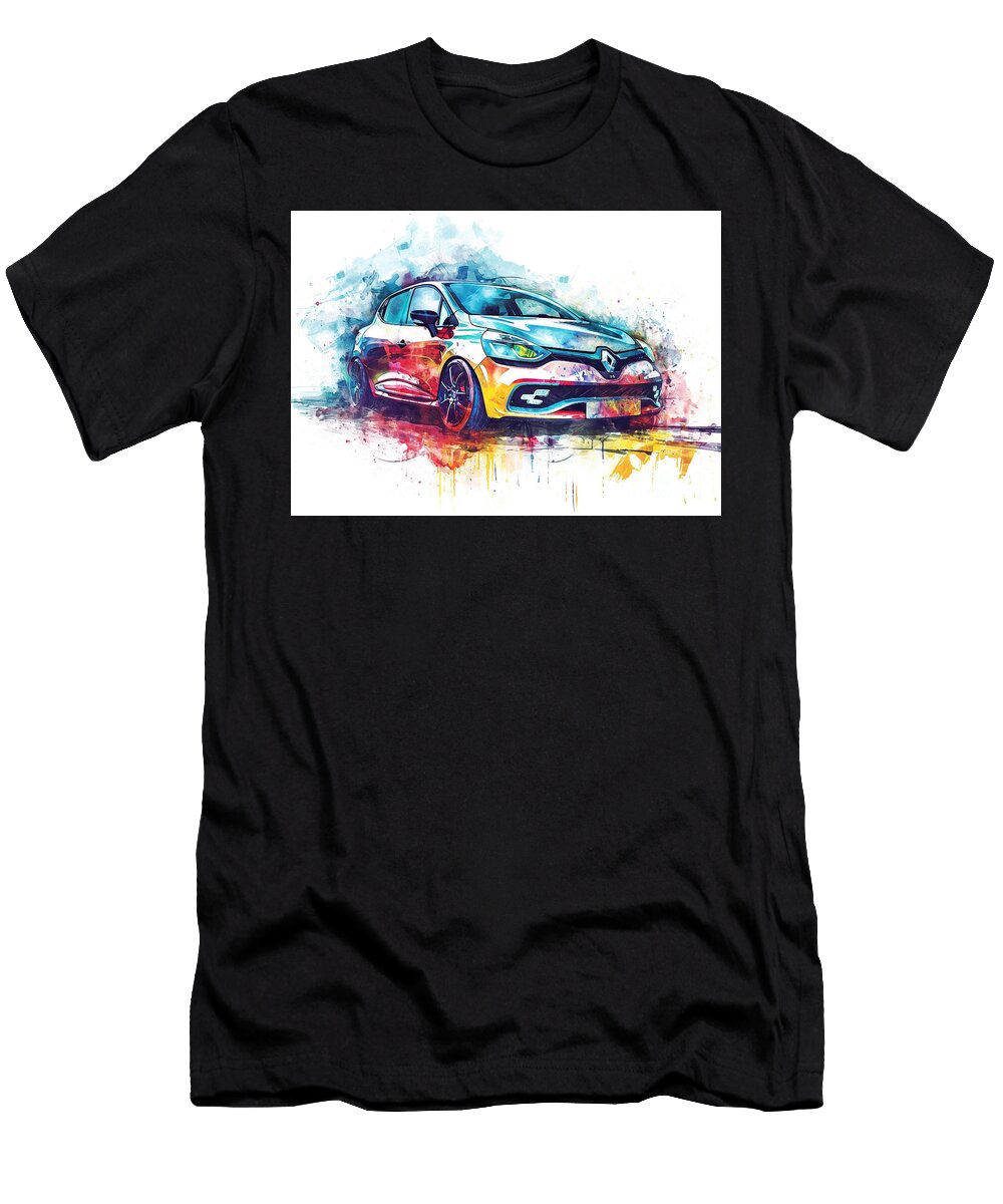 Renault Clio V6 Automotive Artistic Clark Leffler T-Shirt