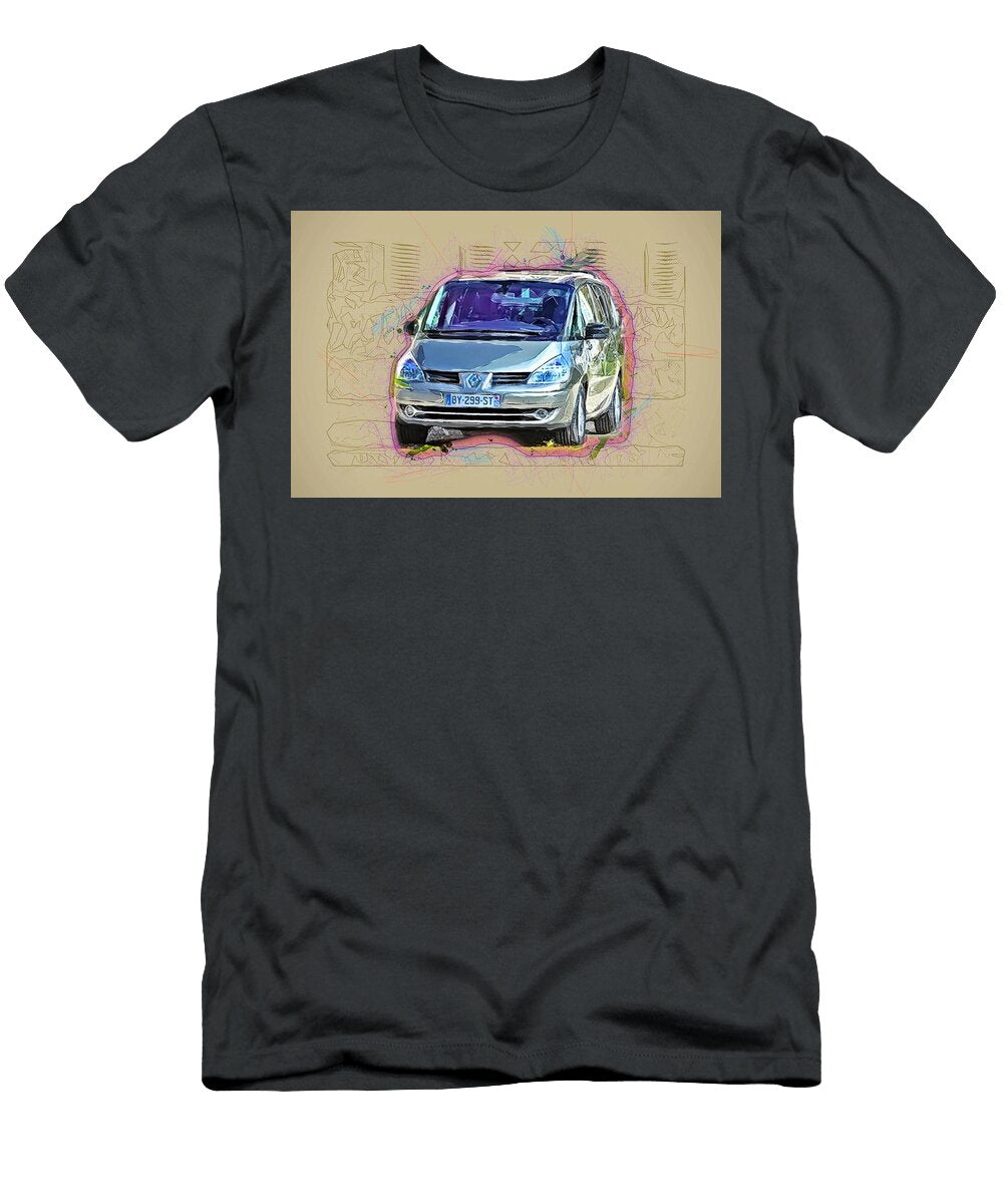 Renault Grand Espace Minivans 2012 Cars J81 French Ola Kunde T-Shirt