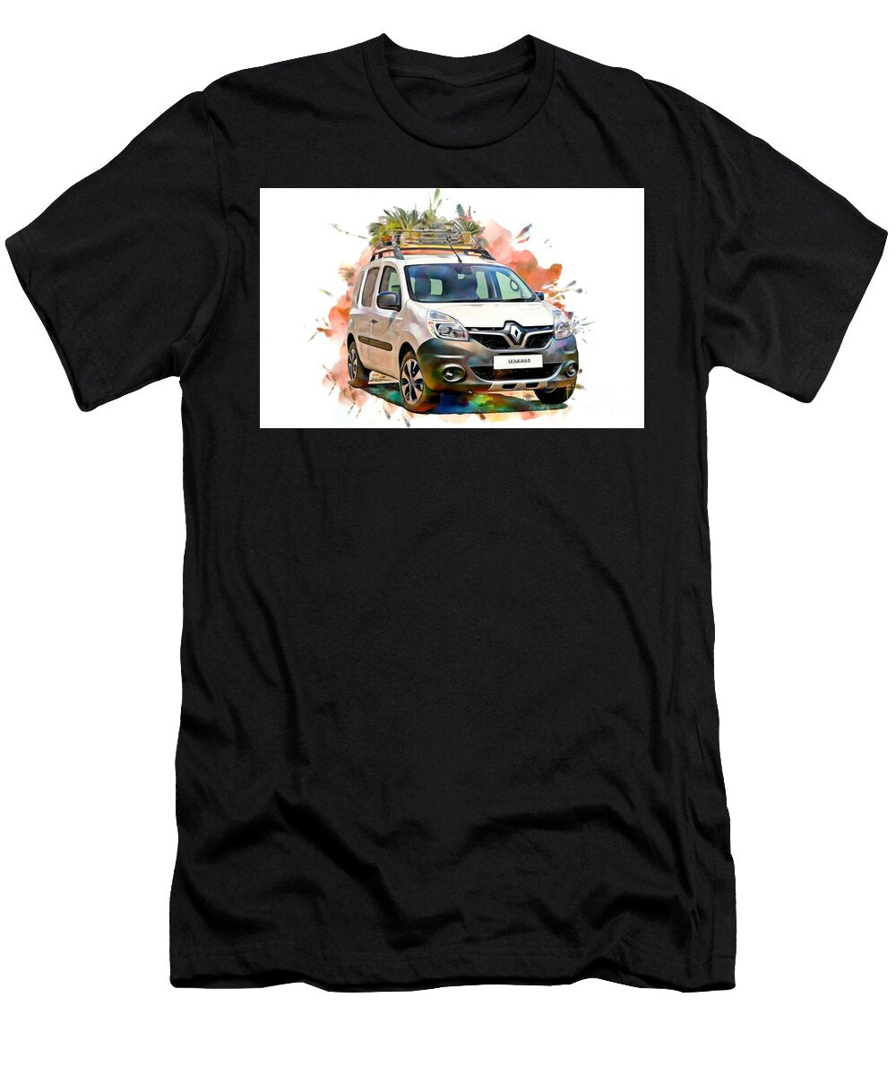 Renault Kangoo Offroad 2021 Cars Watercolor Minivans Lowell Harann T-Shirt