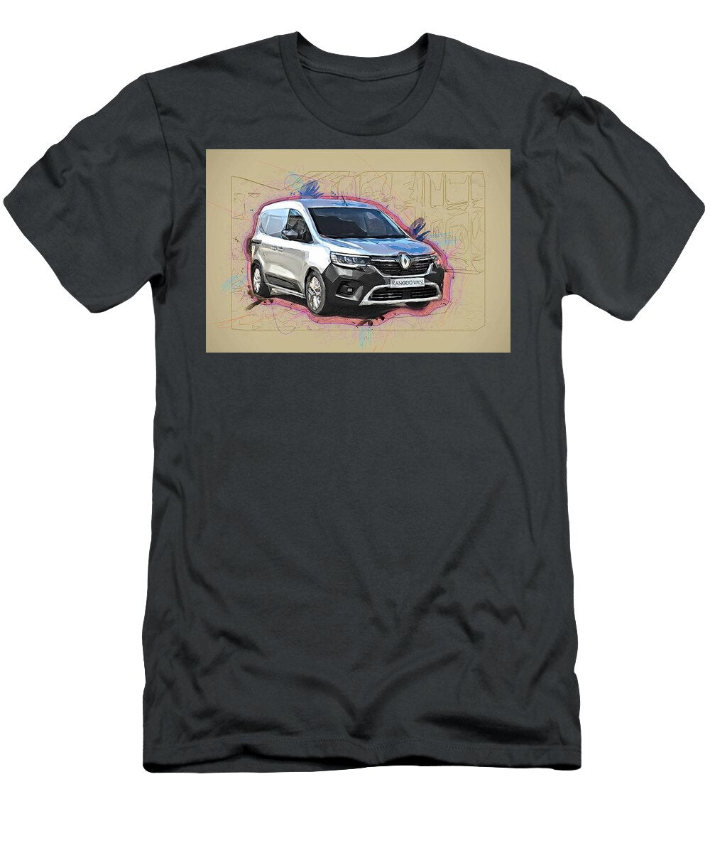 Renault Kangoo Van Cargo Transport 2021 Cars Minivans French Ola Kunde T-Shirt