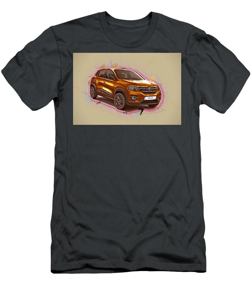 Renault Kwid 2019 Bronze Hatchback Cars Ola Kunde T-Shirt