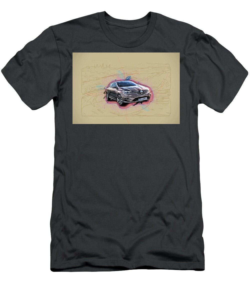 Renault Megane 2020 Exterior Brown Hatchback French Cars Ola Kunde T-Shirt