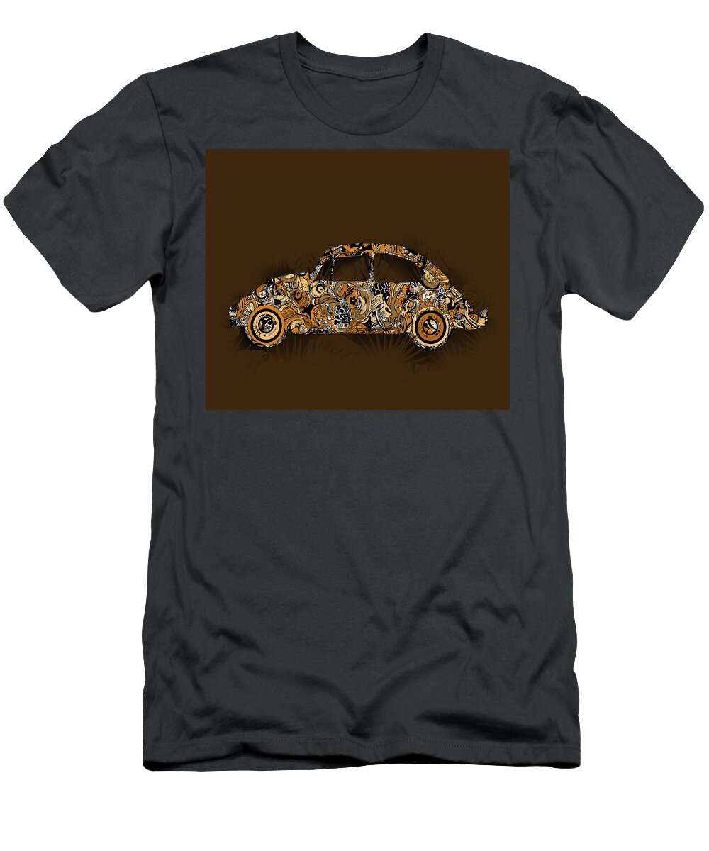 Retro Beetle Car 6 Bekim Art T-Shirt