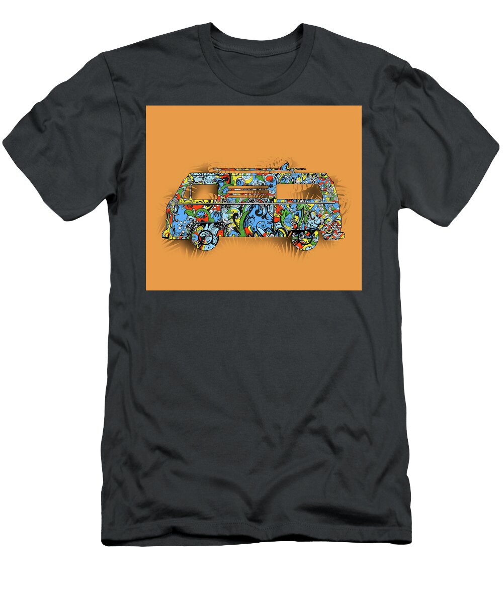 Retro Camper Van 2 Bekim Art T-Shirt