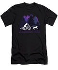 Retro Dogscooting Offroad with Dog in Nature Greenoptix T-Shirt
