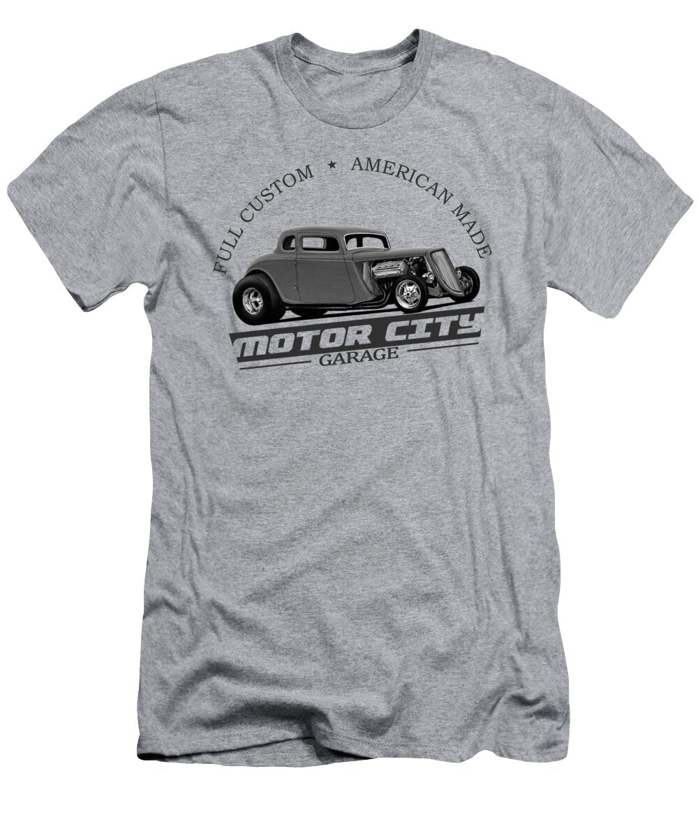 Retro Hot Rod Garage Paul Kuras T-Shirt