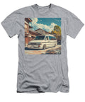 Retro Japanese Street Scene with Van Vintage Car Japanese Scene Toyota Estima 1990 Japan Minivan Jdm Grayson Sheppard T-Shirt
