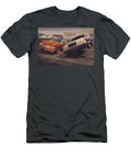 Retro Lowrider Coupe 1980s American Classic Car Automotive Art Cathy Anderson T-Shirt
