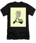 Retro Motorbike with Life Is a Journey Enjoy the Ride Text Bonb Creative T-Shirt