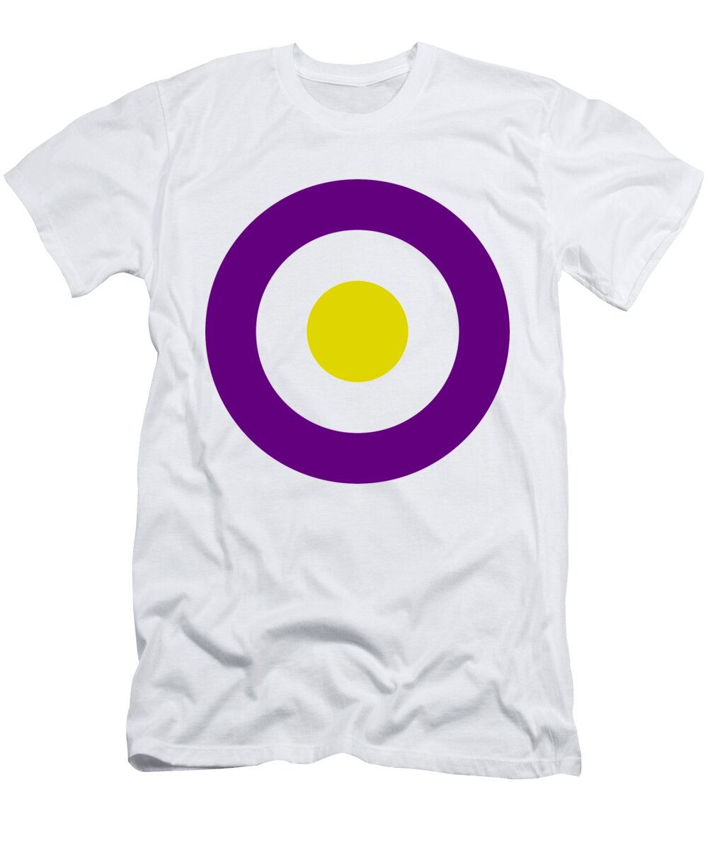 Retro Purple Mod Target Nobodys Hero T-Shirt
