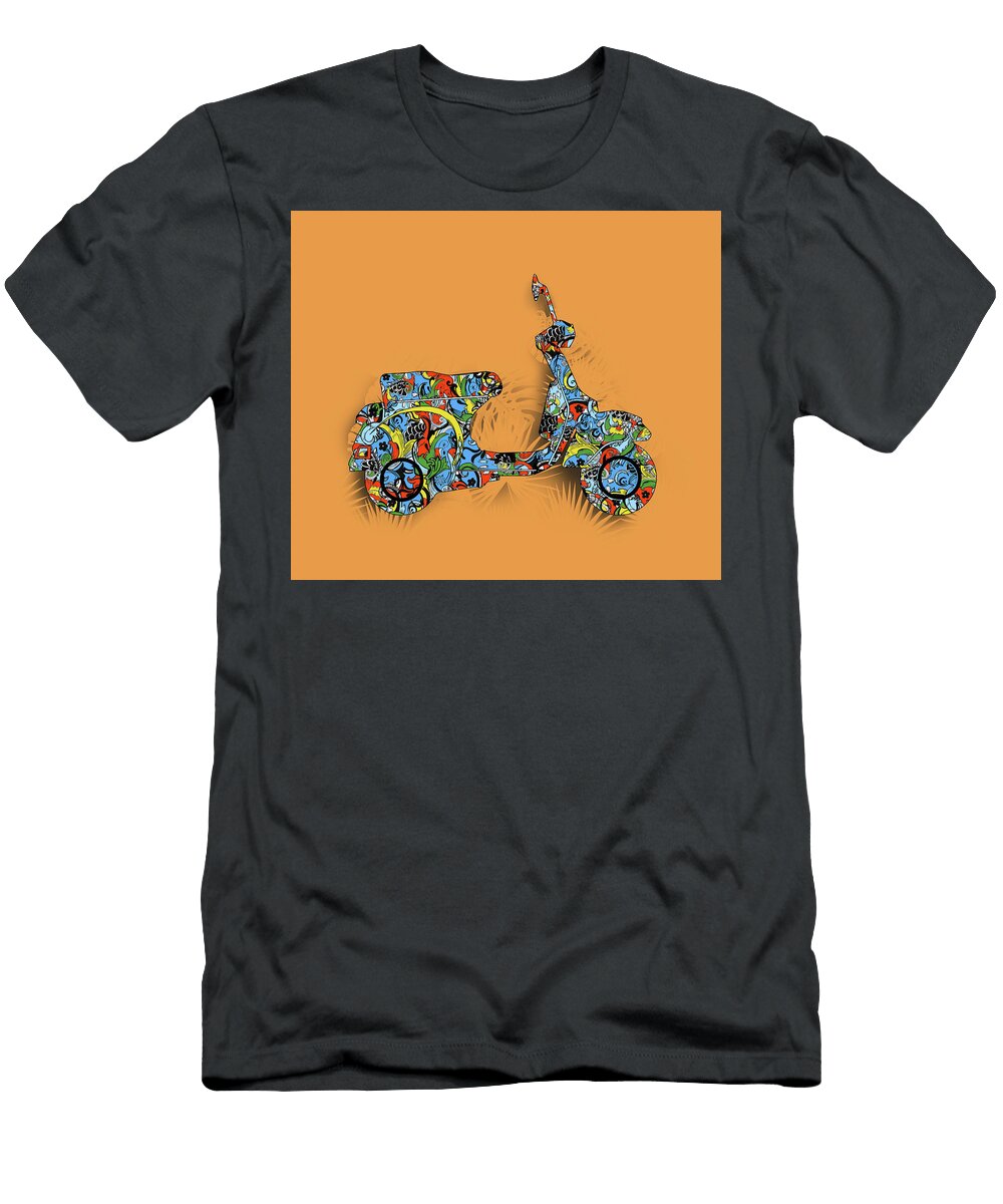 Retro Scooter 2 Bekim Art T-Shirt