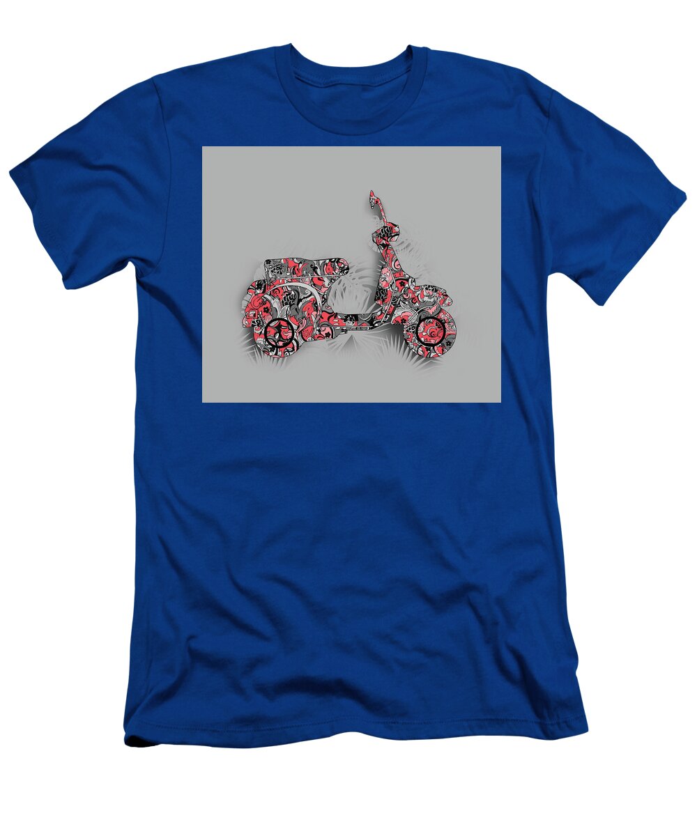 Retro Scooter 4 Bekim Art T-Shirt
