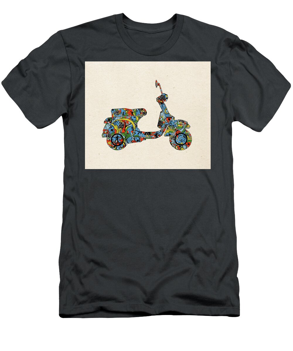 Retro Scooter Bekim Art T-Shirt
