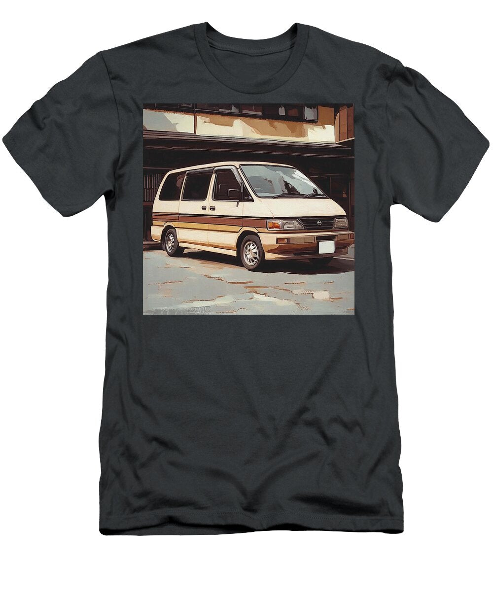 Retro Vehicle Japanese Design Nissan Serena 1991 Japan Minivan Jdm Car Vintage Vintage Van Grayson Sheppard T-Shirt