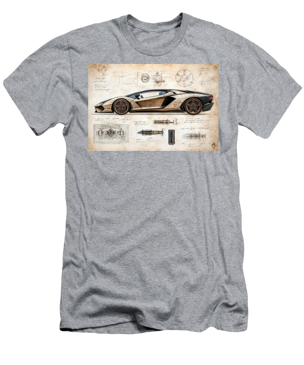 Revuelto Roadster Renaissance Study Frederick Vellani T-Shirt