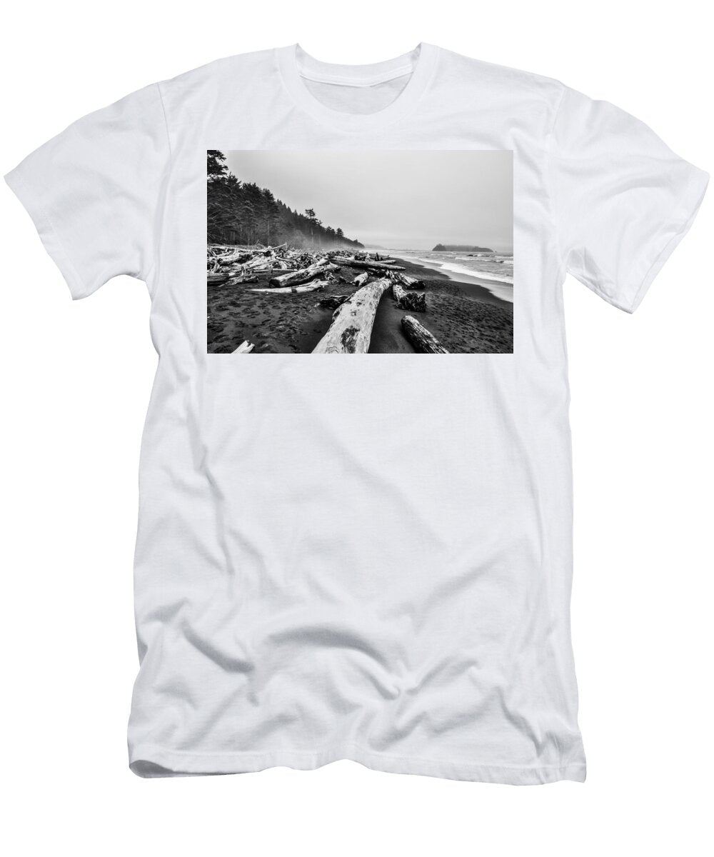 Rialto Beach Black and White Pelo Blanco Photo T-Shirt