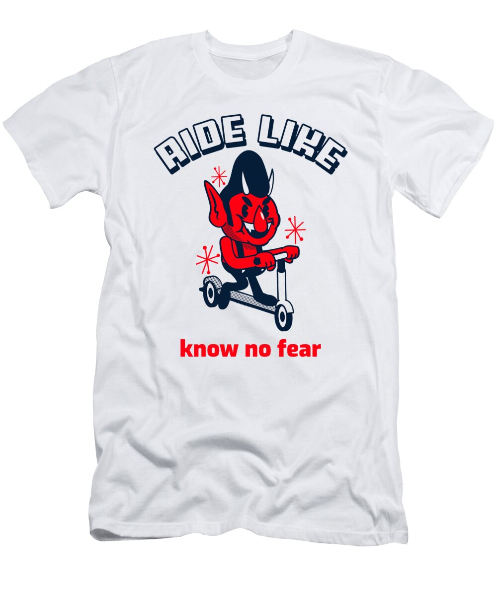 Ride Like the Devil Scooter Me T-Shirt