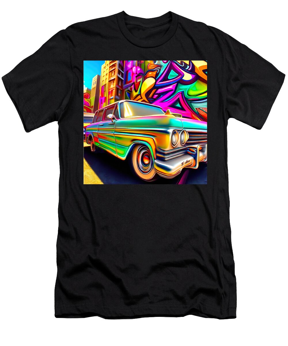 Riding Down Graffiti Boulevard Francisco Acevedo T-Shirt