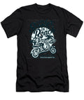 Riding Scooter on the Beach Jacob Zelazny T-Shirt