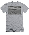 Rippled Dunes Below the Sangre De Cristo Mountains Black and White Adam Jewell T-Shirt