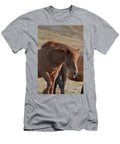 Roan Chestnut Horse Sticking His Tongue Out Dejavu Designs T-Shirt