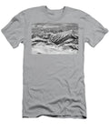Rocky Mountain Views From the Slopes of Sunshine Black and White Adam Jewell T-Shirt