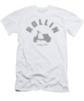 Rollin Vintage Scooter Funny Retro Motorbike 1980 Silver Henry B T-Shirt