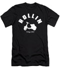 Rollin Vintage Scooter Funny Retro Motorbike 1980 White Henry B T-Shirt