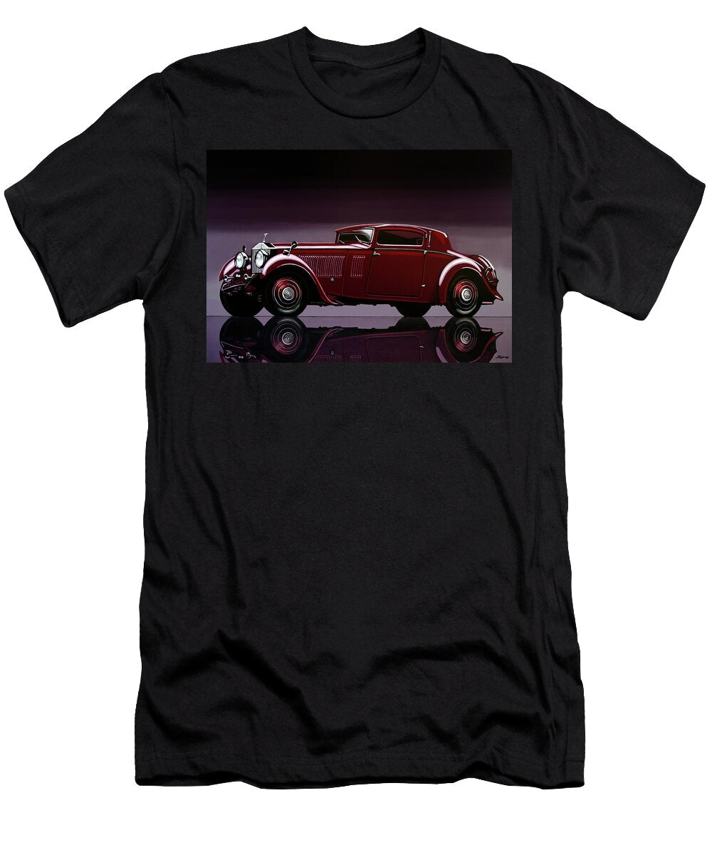 Rolls Royce Phantom 1933 Painting Paul Meijering T-Shirt
