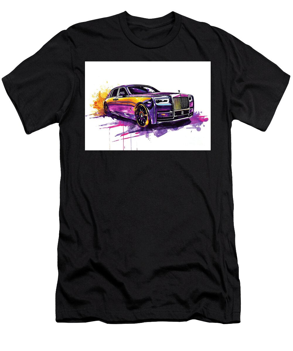 Rollsroyce Phantom Tempus Automotive Artistic Clark Leffler T-Shirt