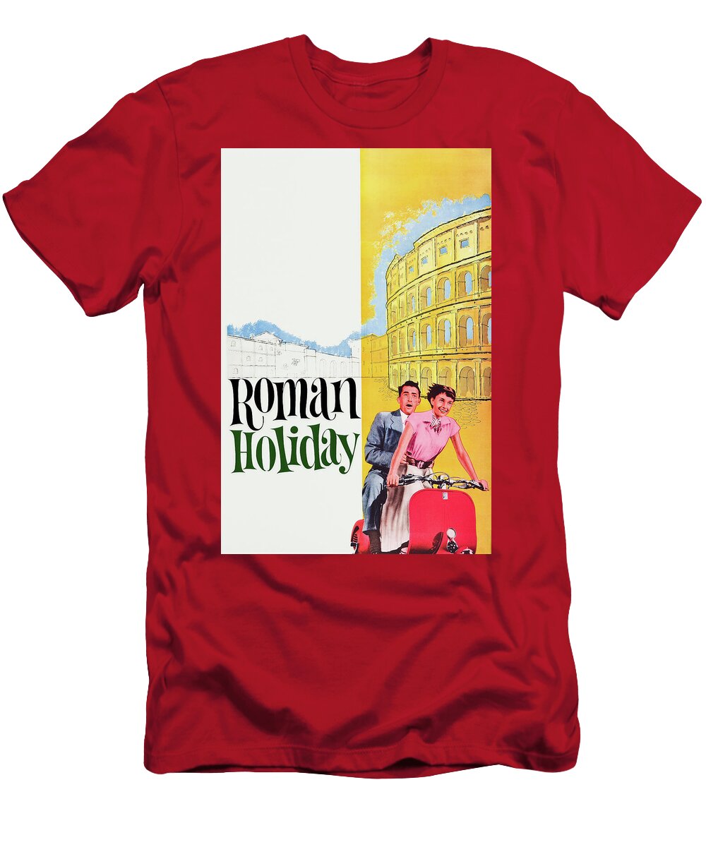 Roman Holiday Vintage Art Retro Poster Movie Poster Sampadart Gallery T-Shirt