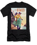 Romantic Ride in Italy Italy Travel Poster Travel Poster Art Print T-Shirt