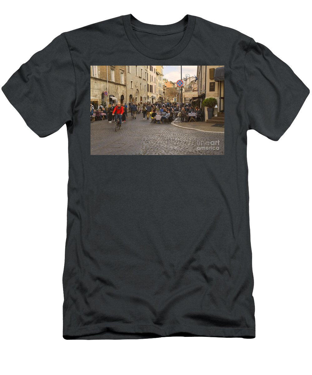 Rome Have Lunch in the Street Stefano Senise T-Shirt