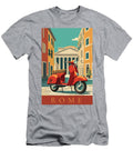 Rome Scooter and Pantheon Grand Tour Vintage Travel Poster Series Michael Testen Wilmer T-Shirt
