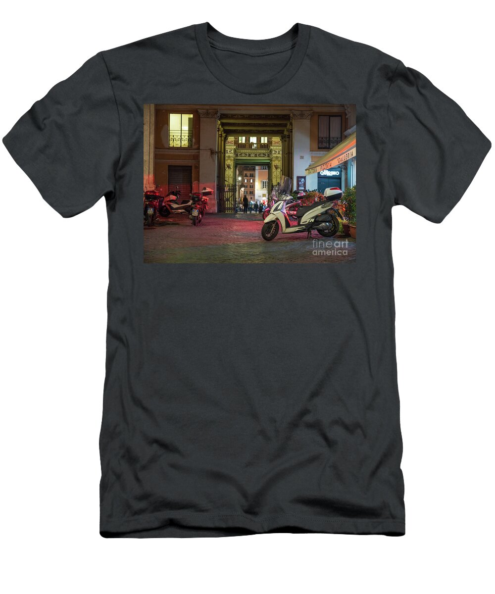 Rome Scooters and Pizzeria Mike Reid T-Shirt