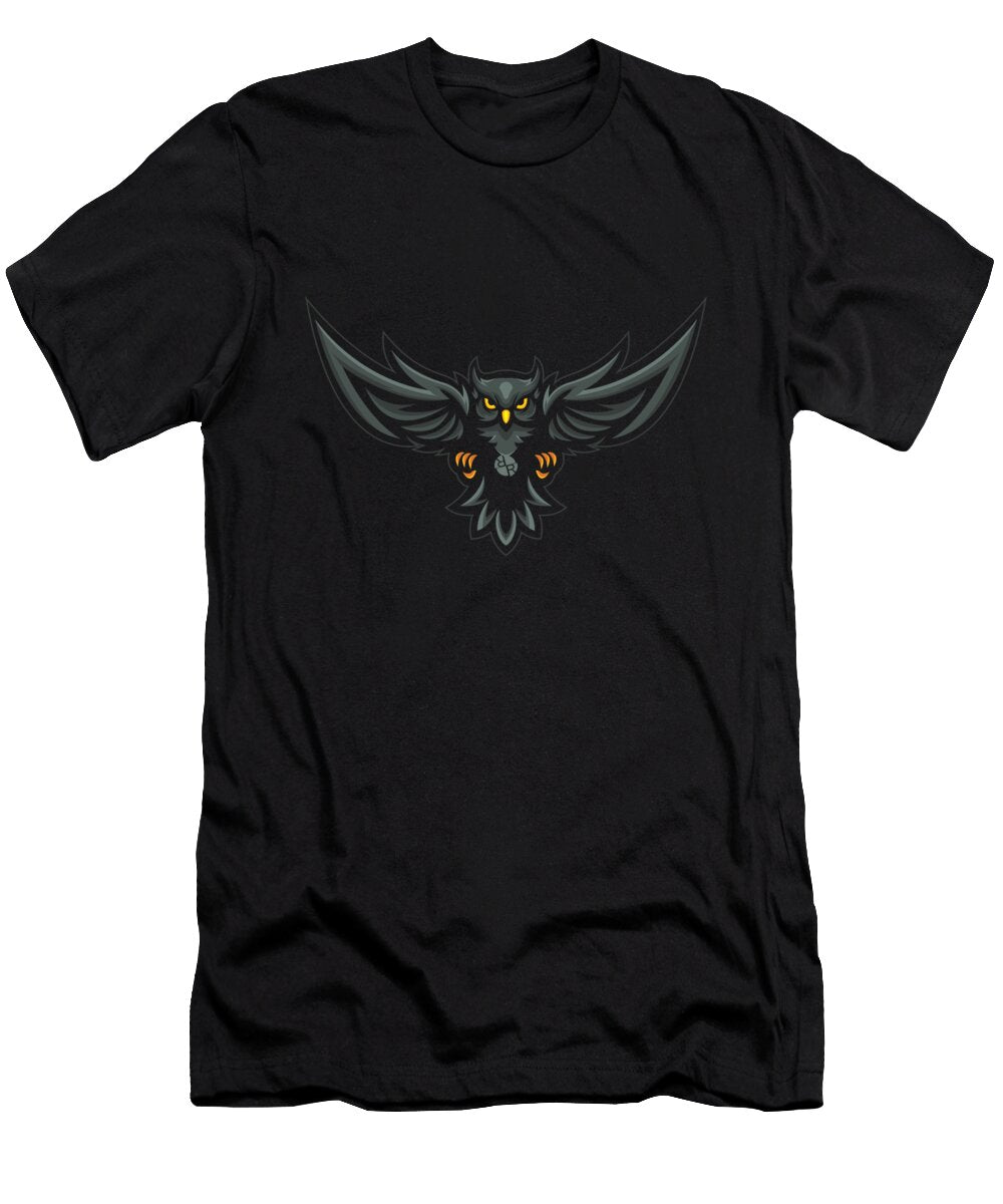 Rubino Brand Angel 1 Logo Tattoo Skull Owl Bird Tony Rubino T-Shirt