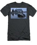Ruby Beach Stormy Silhouettes Adam Jewell T-Shirt