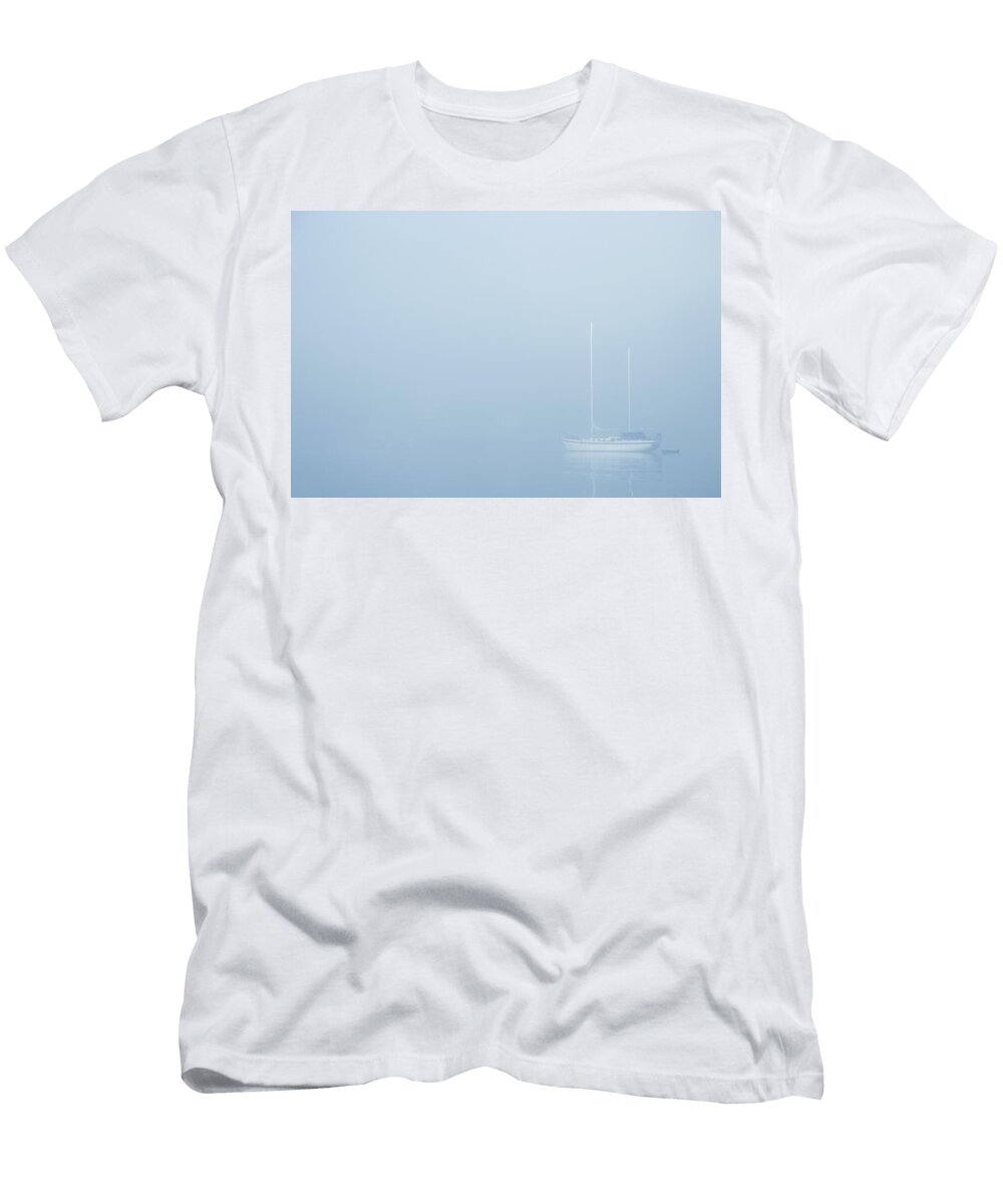 Sailboat in a Fog Don Hammond T-Shirt