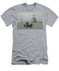 Salmon Fishermen in the Fog By the St Joseph Lighthouse Randall Nyhof T-Shirt