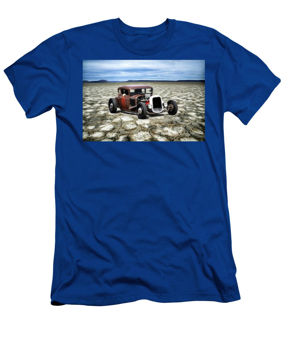 Salt Flats Hot Rod Steve Mckinzie T-Shirt