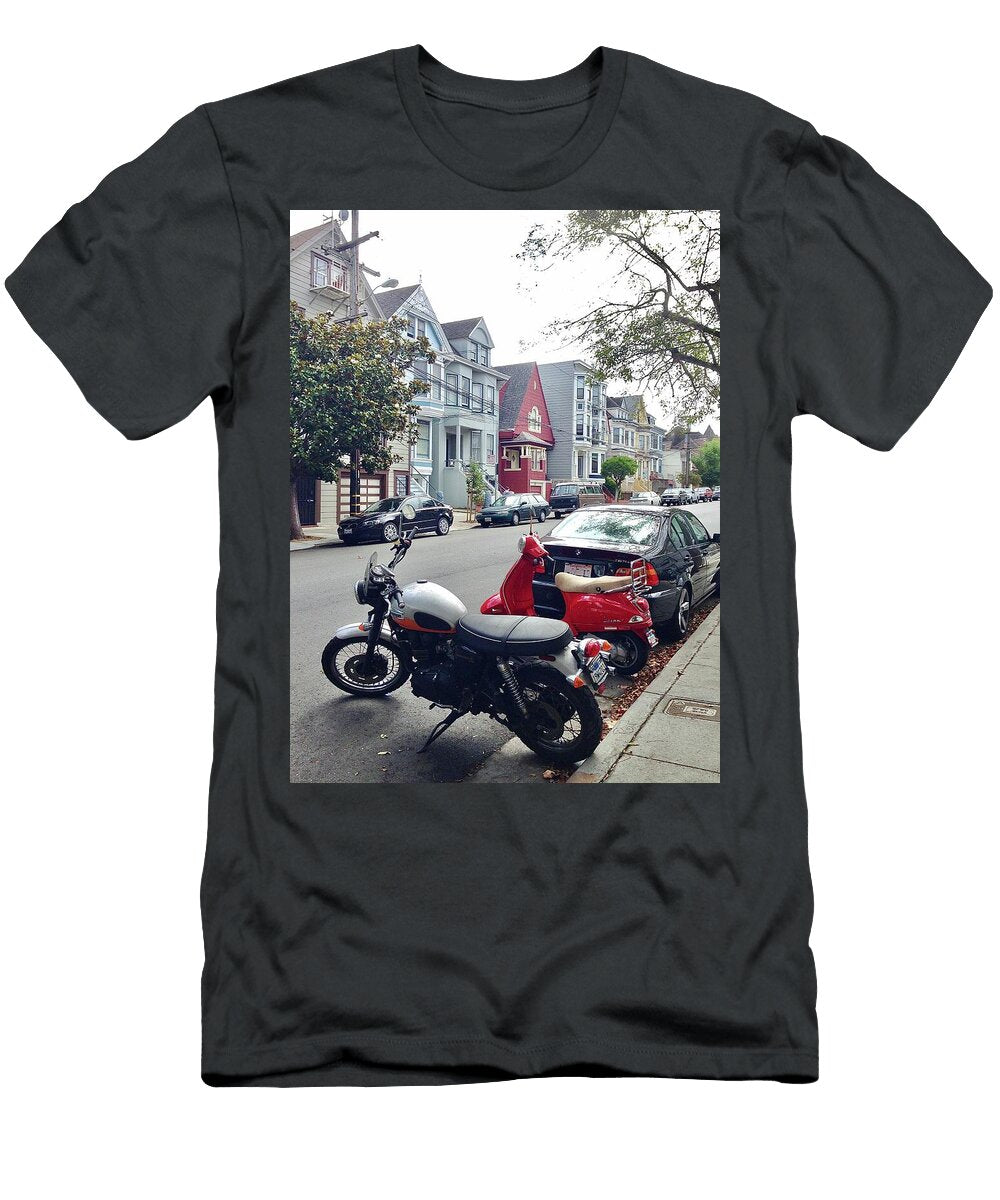 San Francisco Victorian Style Houses Masha Batkova T-Shirt