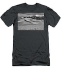 Sangre De Cristo Mountains Over the Dunes Black and White Adam Jewell T-Shirt