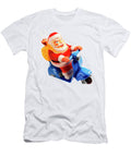 Santa Riding Blue Scooter Csa Images T-Shirt