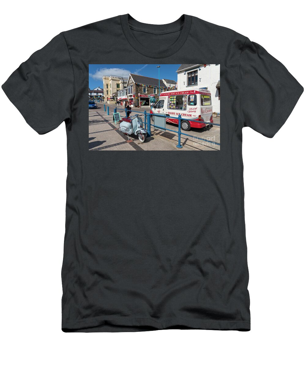Saundersfoot Ice Cream Van Rob Hawkins T-Shirt
