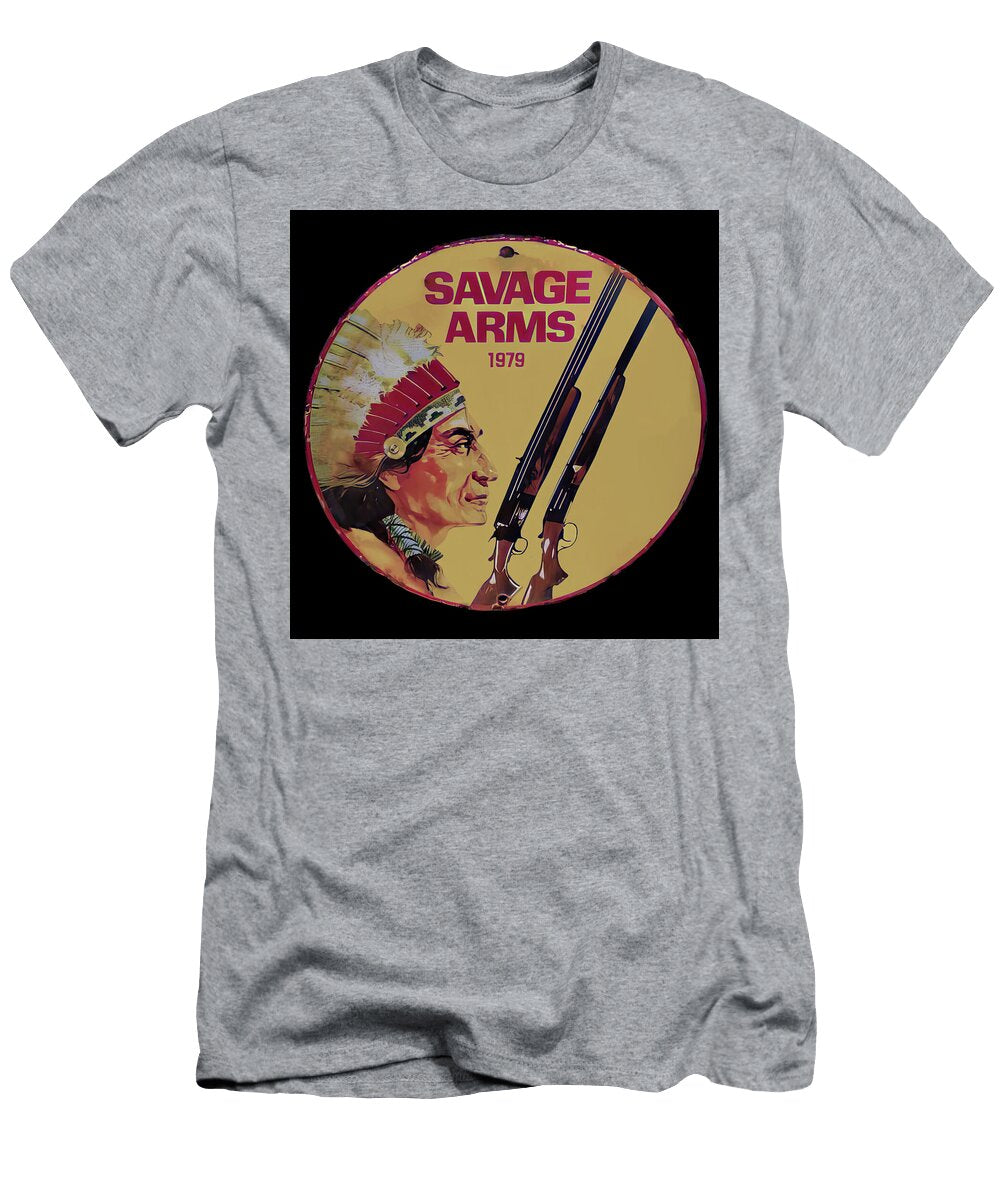 Savage Arms Vintage Sign Flees Photos T-Shirt