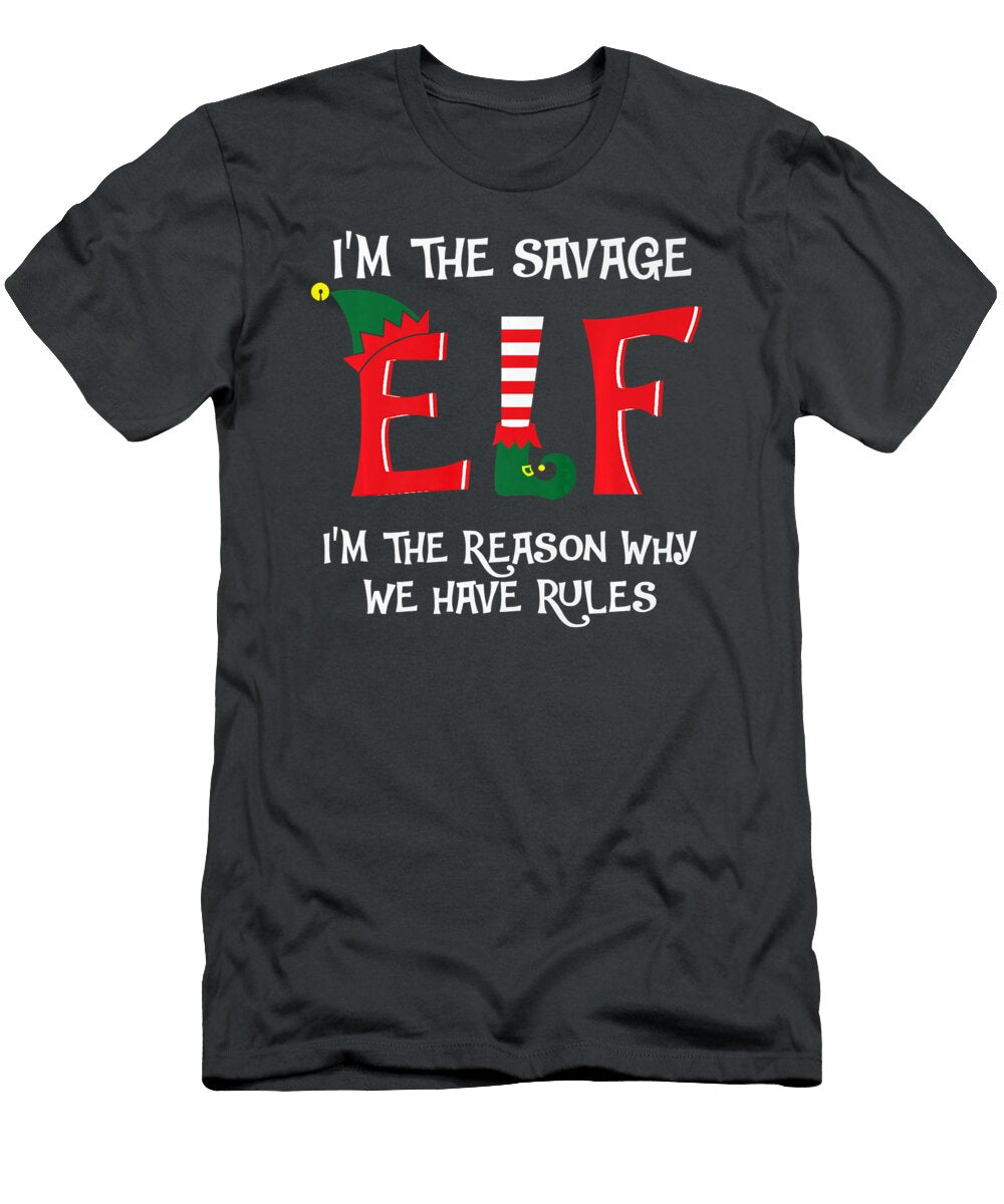 Savage Elf Matching Family Group Reed Haireed T-Shirt